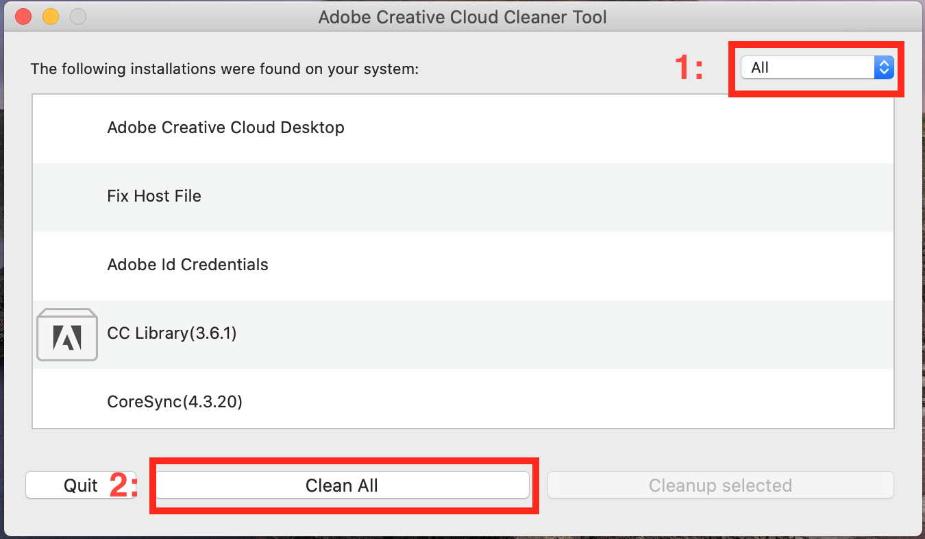 adobe creative suite cleaner tool for mac